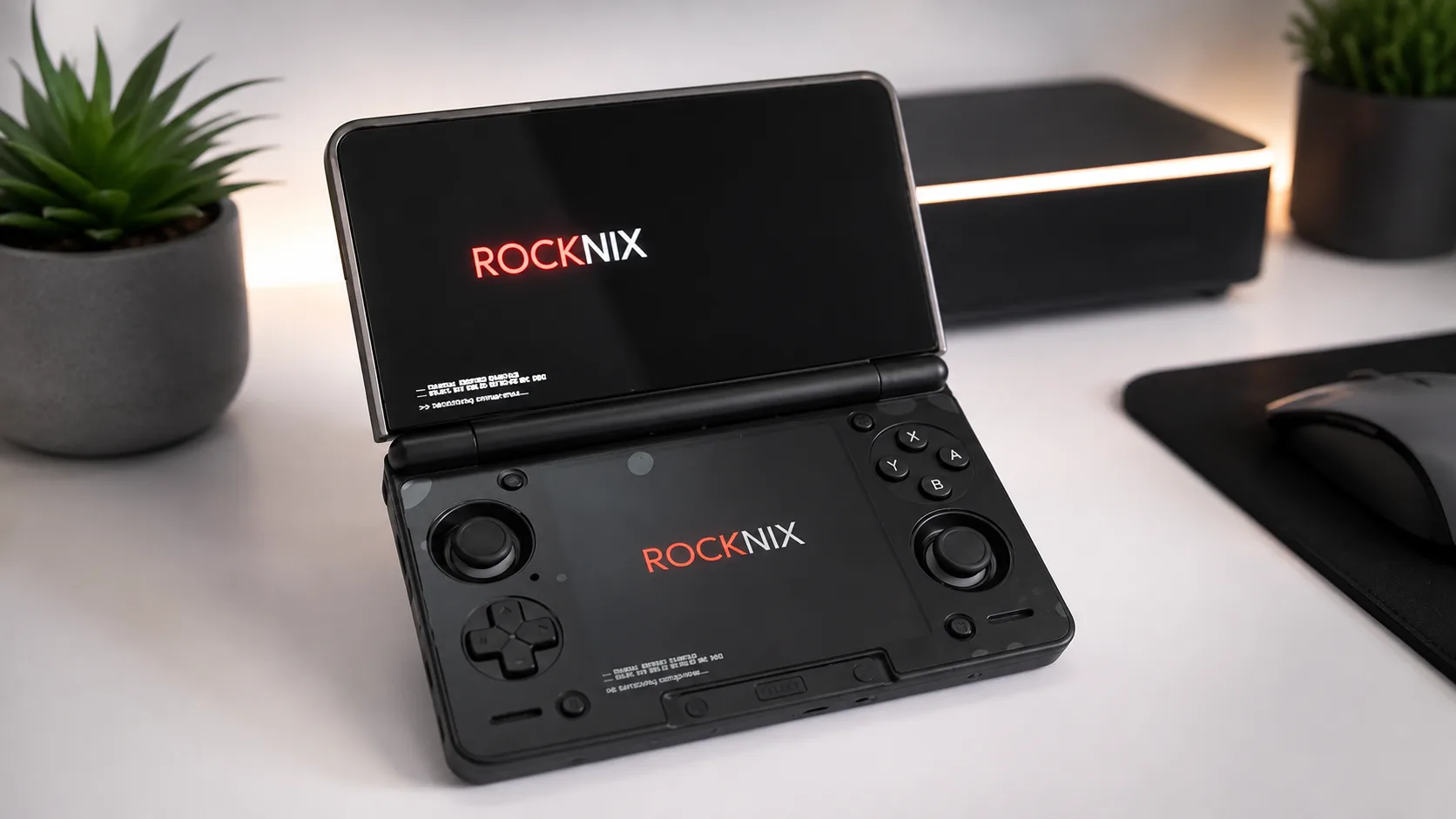 ROCKNIX handheld Linux emulação console